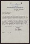 Letter from Captain F. W. Fenno to Lt. Commander Robert Hailey